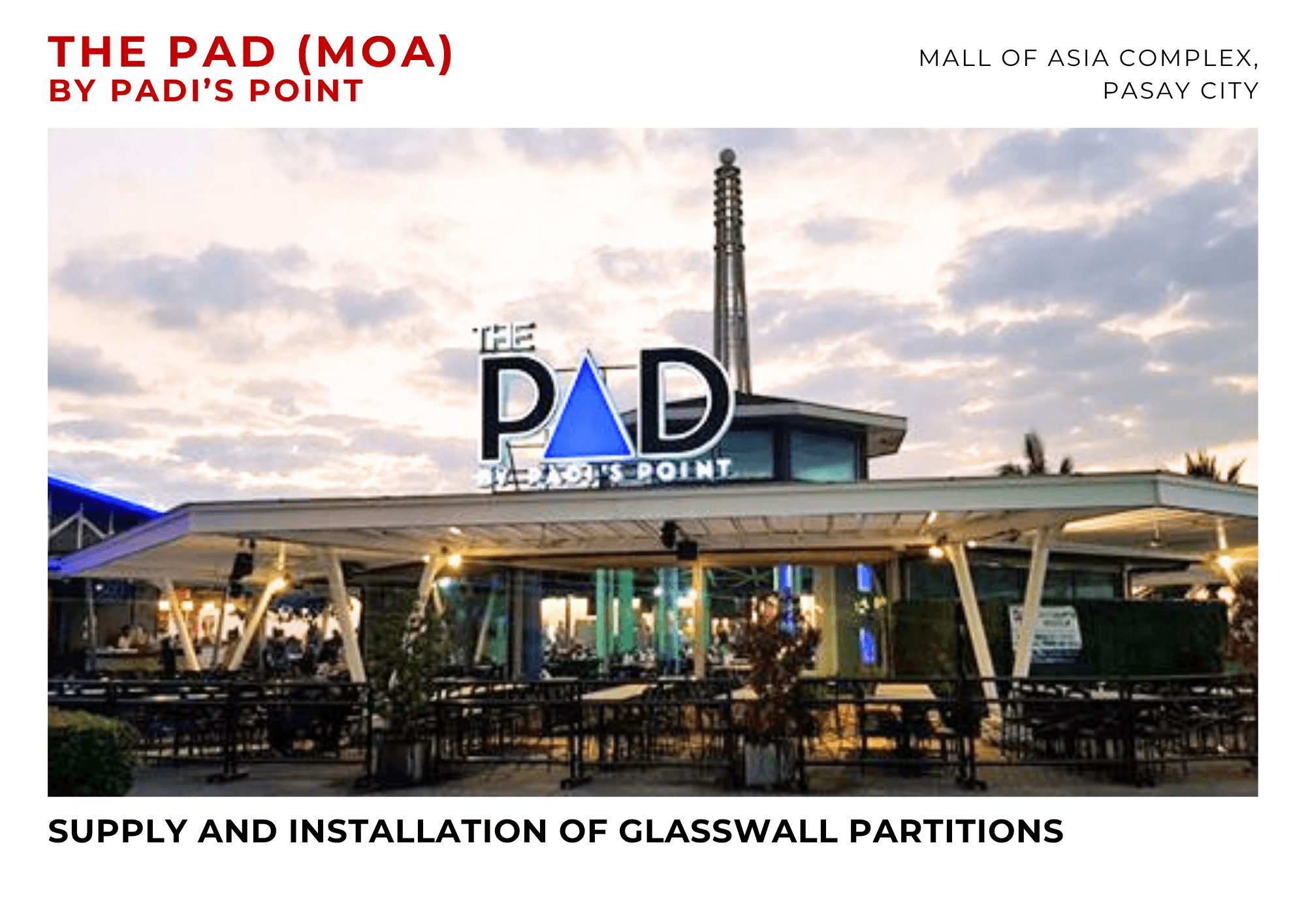 THE PAD (MOA) project showcase