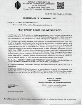 Security Exchange and Comission