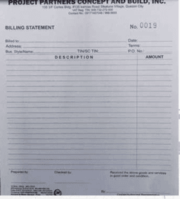 Billing Statement